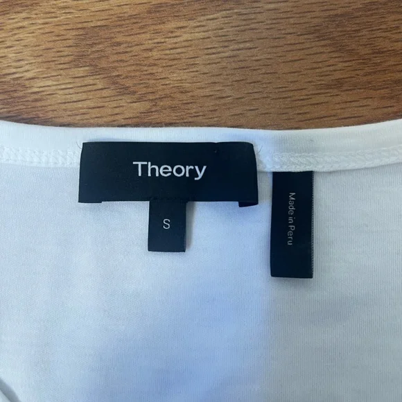 Theory 100% Pima cotton half sleeves shirt size S - Picture 4 of 7